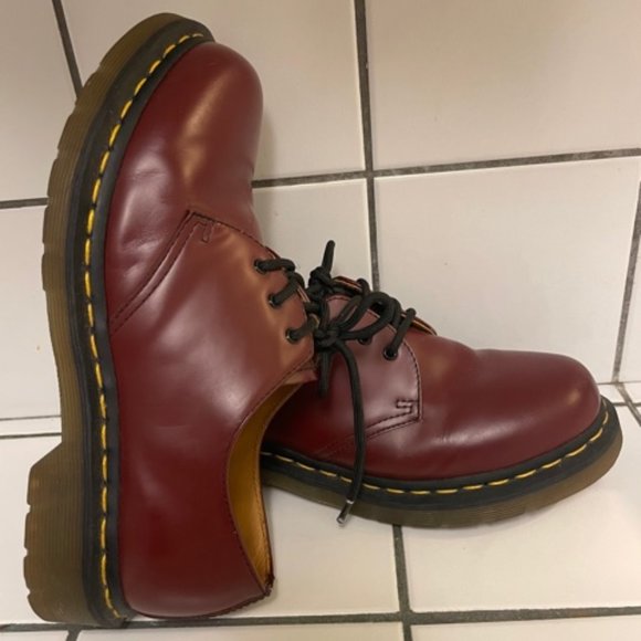 Doc Martens Shoes - Dashing Dark Red Doc Martens shoes